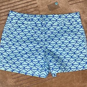 NEW Vineyard Vines Whale Tail Aqua Shorts Sz 2